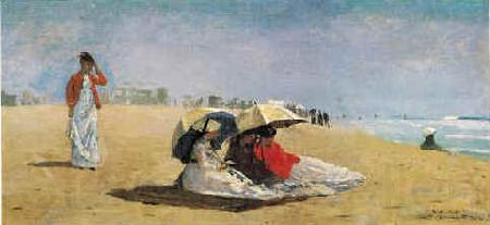 Winslow Homer East Hampton Beach Norge oil painting art